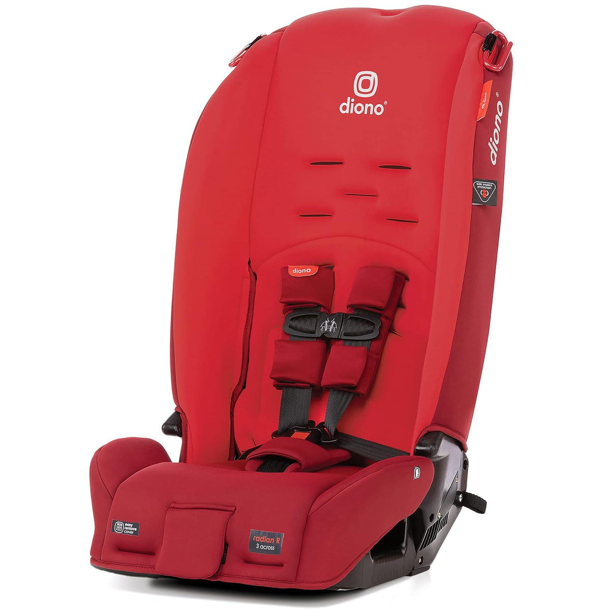 Radian 3R, 3-in-1 Convertible Car Seat, Rear Facing & Forward Facing, 10 Years 1 Car Seat, Slim Fit 3 Across, Jet Black