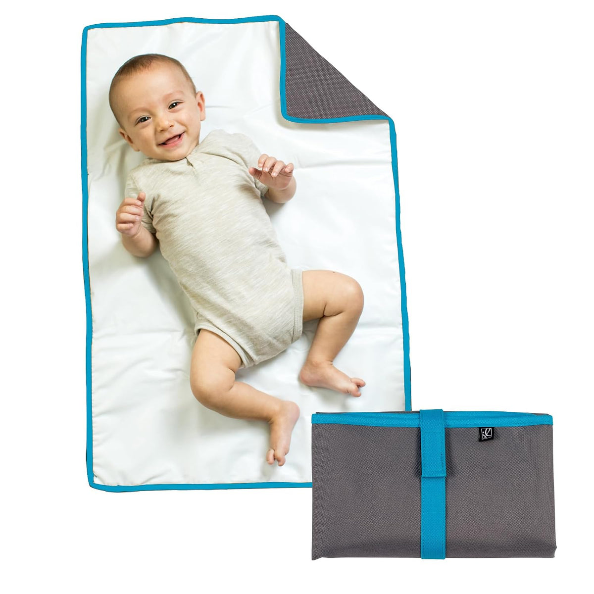 J.L. Childress X-Large Full Body Portable Changing Pad for Babies, Black
