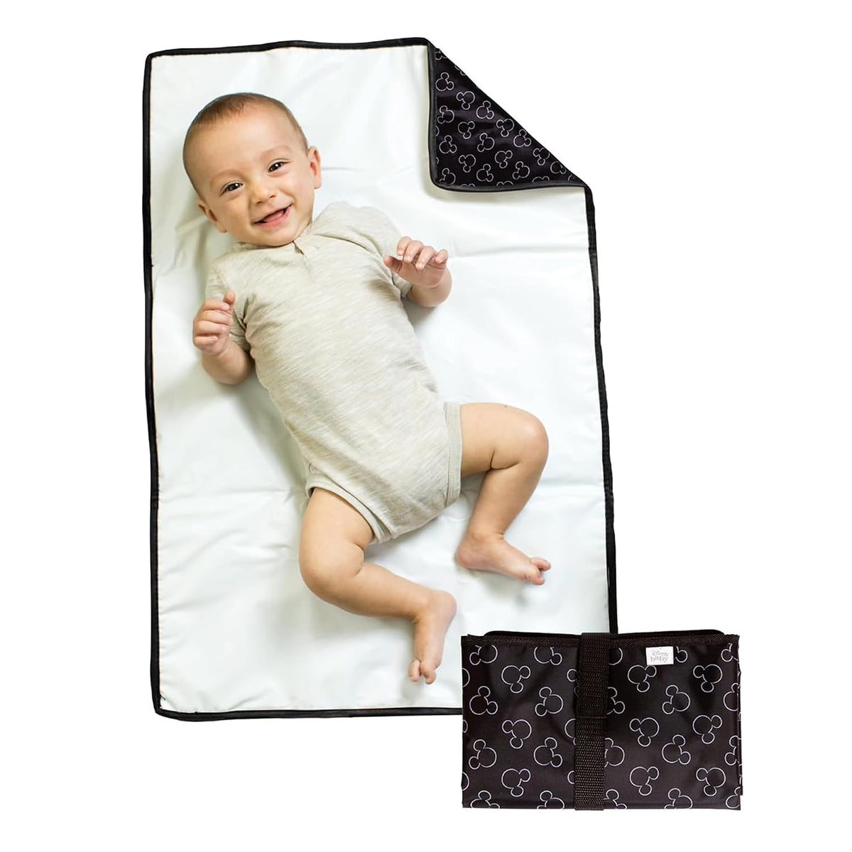 J.L. Childress X-Large Full Body Portable Changing Pad for Babies, Black