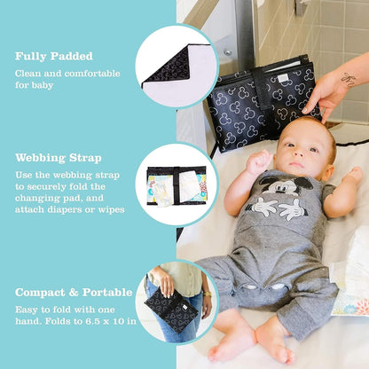 J.L. Childress X-Large Full Body Portable Changing Pad for Babies, Black