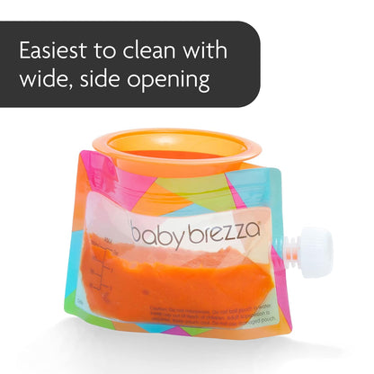 Reusable Baby Food Storage Pouches, 10 Pack, 7oz Size