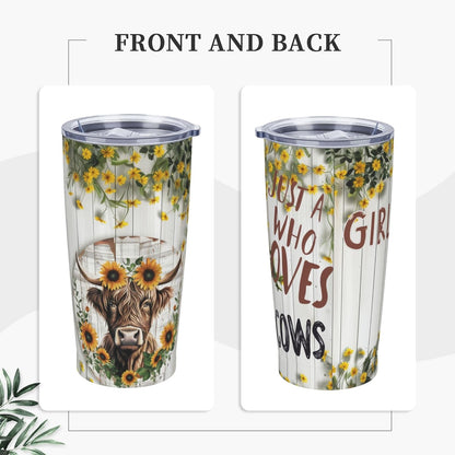 Bee Tumbler with Lid and Straw 20oz Travel Coffee Mug Gifts Stainless Steel Vacuum Insulated Cup Double Wall Water Bottle for Office Car Home
