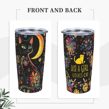 Bee Tumbler with Lid and Straw 20oz Travel Coffee Mug Gifts Stainless Steel Vacuum Insulated Cup Double Wall Water Bottle for Office Car Home