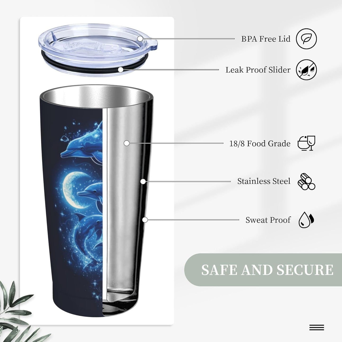 Bee Tumbler with Lid and Straw 20oz Travel Coffee Mug Gifts Stainless Steel Vacuum Insulated Cup Double Wall Water Bottle for Office Car Home