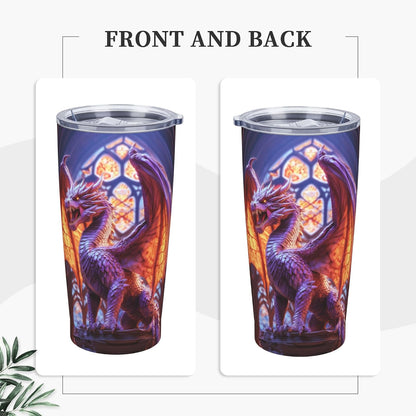 Bee Tumbler with Lid and Straw 20oz Travel Coffee Mug Gifts Stainless Steel Vacuum Insulated Cup Double Wall Water Bottle for Office Car Home