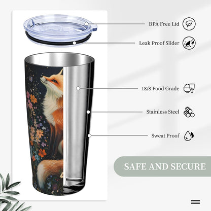 Bee Tumbler with Lid and Straw 20oz Travel Coffee Mug Gifts Stainless Steel Vacuum Insulated Cup Double Wall Water Bottle for Office Car Home