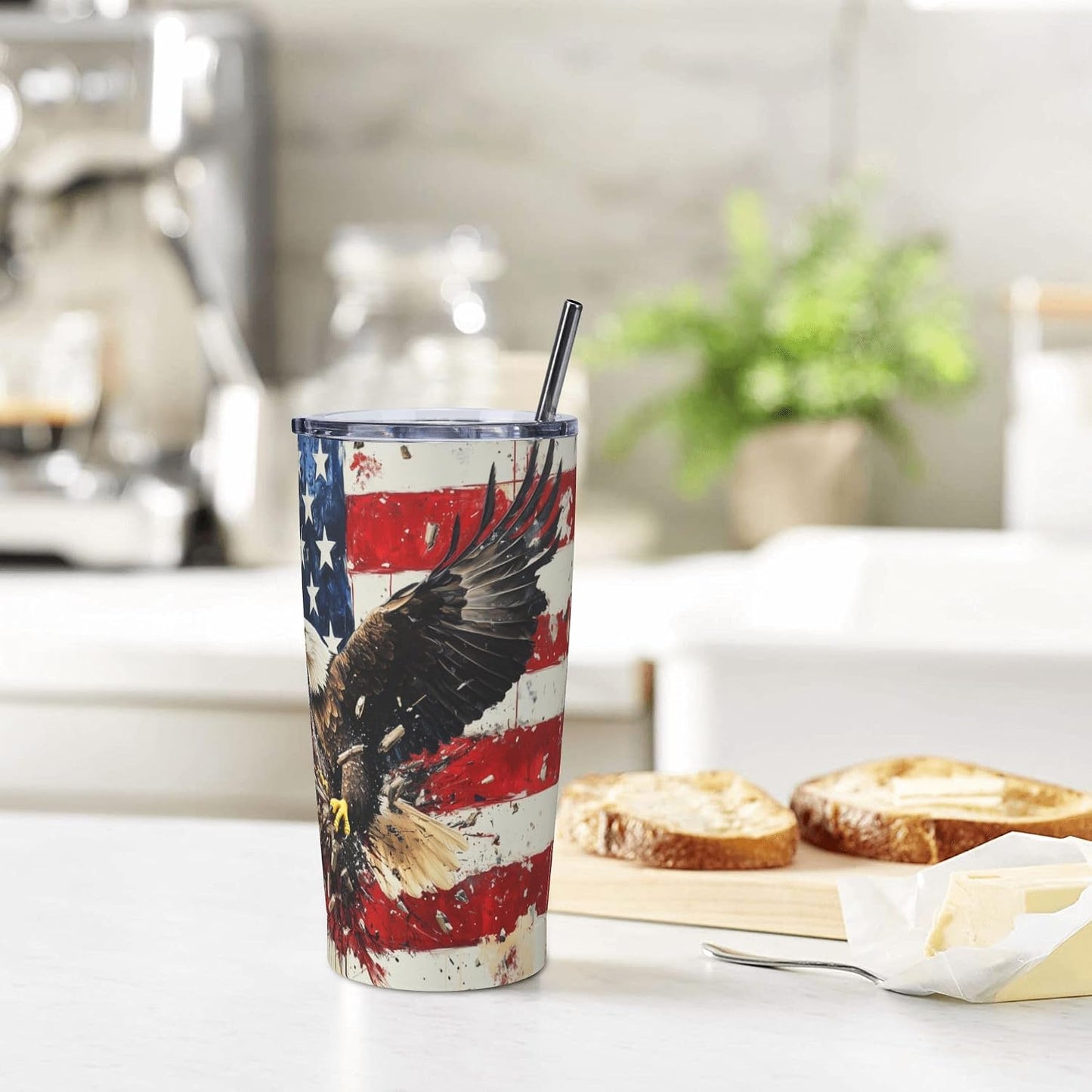 Bee Tumbler with Lid and Straw 20oz Travel Coffee Mug Gifts Stainless Steel Vacuum Insulated Cup Double Wall Water Bottle for Office Car Home