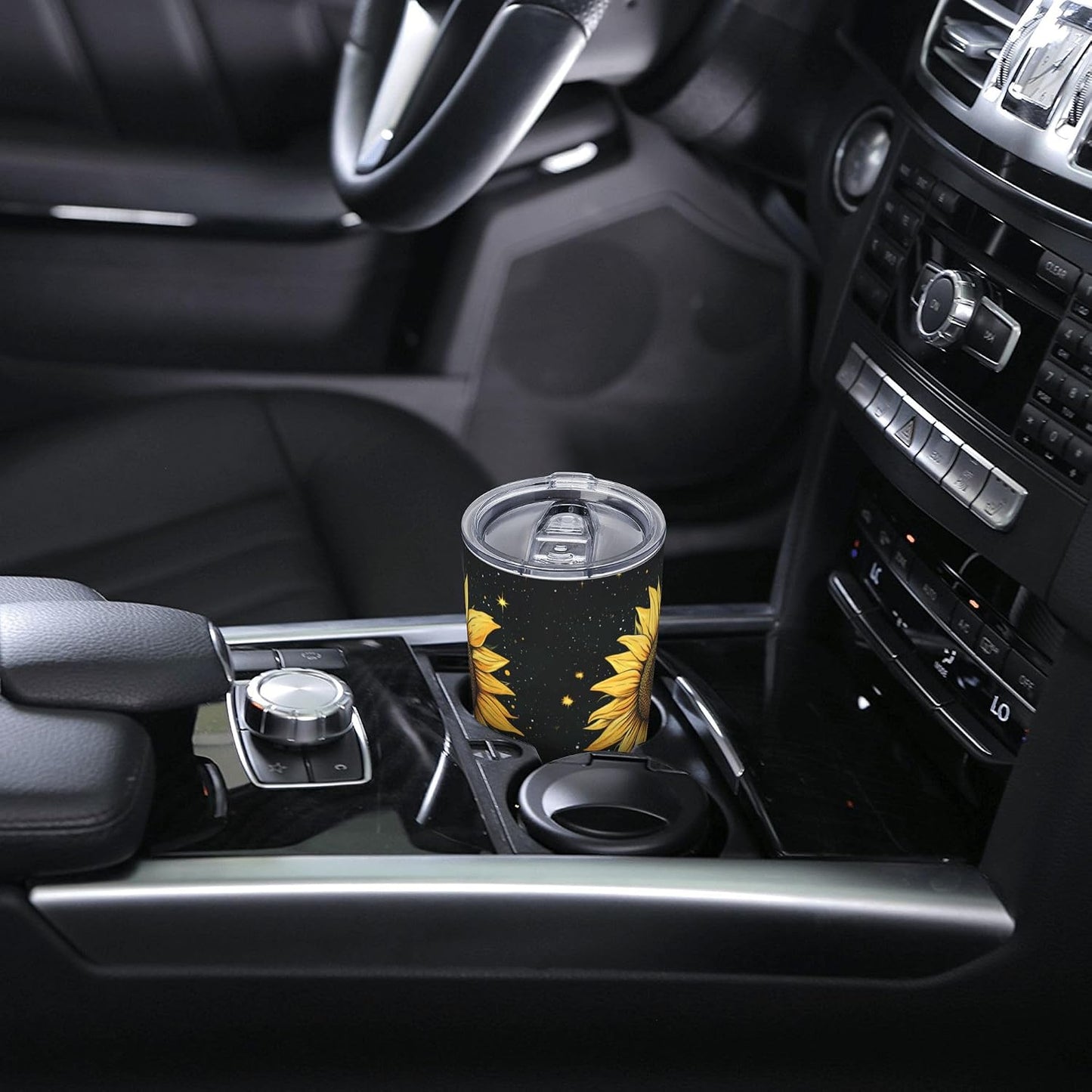 Bee Tumbler with Lid and Straw 20oz Travel Coffee Mug Gifts Stainless Steel Vacuum Insulated Cup Double Wall Water Bottle for Office Car Home