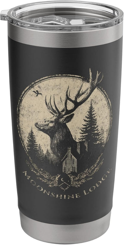 Vintage Elk Crest Stainless Steel Insulated Tumbler