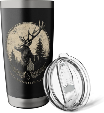 Vintage Elk Crest Stainless Steel Insulated Tumbler
