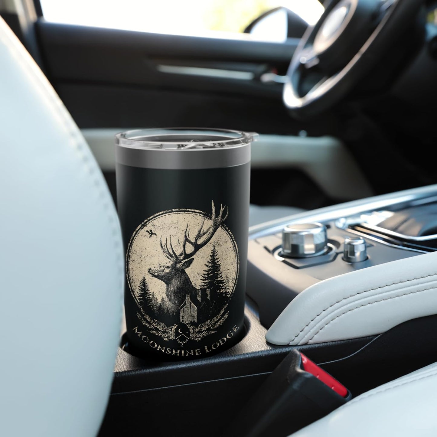 Vintage Elk Crest Stainless Steel Insulated Tumbler