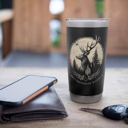 Vintage Elk Crest Stainless Steel Insulated Tumbler