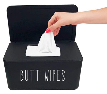 Butt Wipes Dispenser for Bathroom,8.2L x 4.9W x 3.9H inches