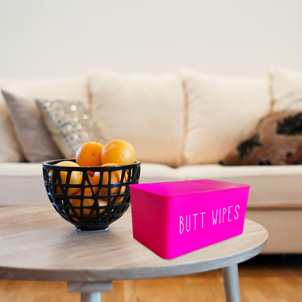 Butt Wipes Dispenser for Bathroom,8.2L x 4.9W x 3.9H inches