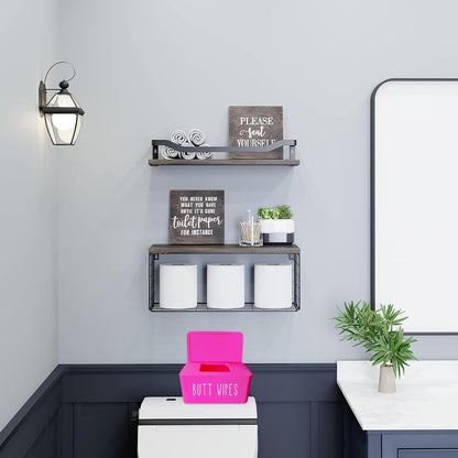 Butt Wipes Dispenser for Bathroom,8.2L x 4.9W x 3.9H inches