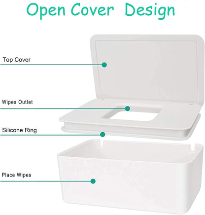 Butt Wipes Dispenser for Bathroom,8.2L x 4.9W x 3.9H inches