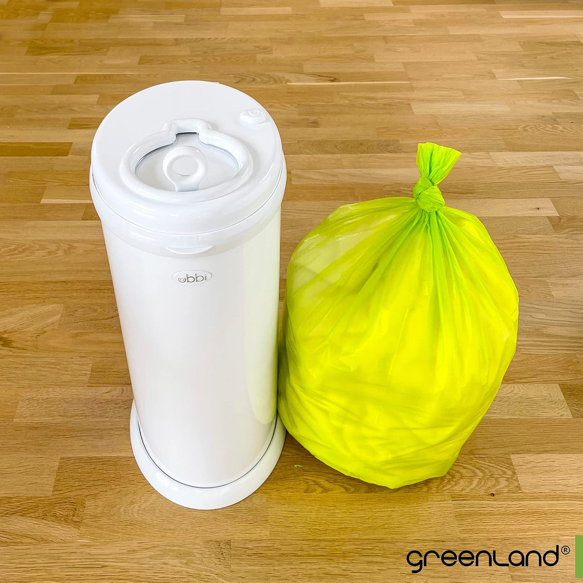 Biodegradable Diaper Pail Bags Compatible with Ubbi – Lemon Scented (75 Bags, 13 Gallons)