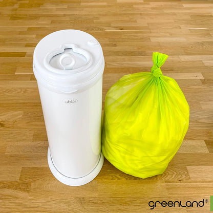 Biodegradable Diaper Pail Bags Compatible with Ubbi – Lemon Scented (75 Bags, 13 Gallons)