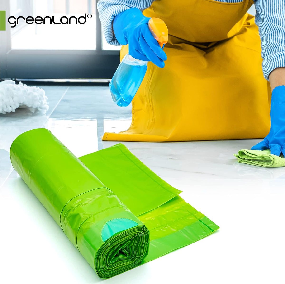 Biodegradable Diaper Pail Bags Compatible with Ubbi – Lemon Scented (75 Bags, 13 Gallons)