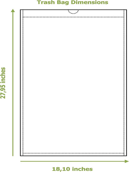 Biodegradable Diaper Pail Bags Compatible with Ubbi – Lemon Scented (75 Bags, 13 Gallons)