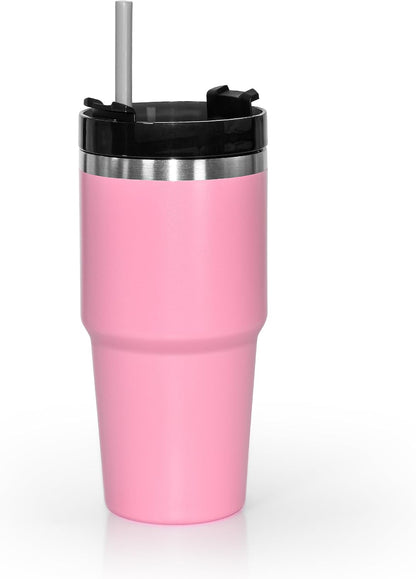 20 oz Tumbler Stainless Steel Tumblers,Reusable Double Wall Vacuum Insulated Coffee Mug for Home, Office, Outdoor Works Great for Ice Drinks and Hot Beverage(orange)