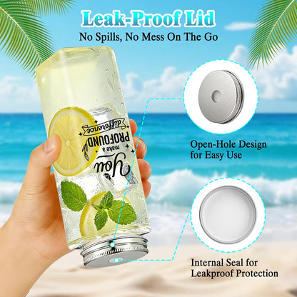 50 Pcs Employee Appreciation Tumblers 17 oz Inspirational Thank You Acrylic Skinny Cups with Lids Straws & Satin Bows for Staff Coworker Teacher Nurse Office