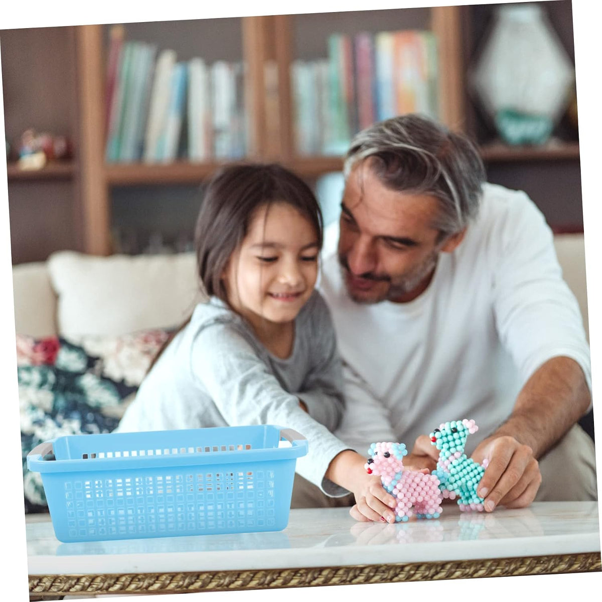 Storage Basket Toy Boxes Classroom Bins Lid for Boys and Girls Toys Organization