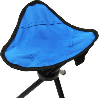 Folding Camping Stool Portable Outdoor Chair Use Height 12.5in Fishing Chair Seat for Camping Hiking Golf Hunting Hiking Outdoor Gardening and Travel Beach Maximum Weight Capacity 300 lbs (Red)