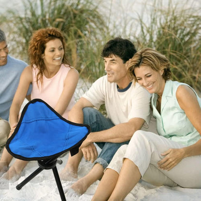 Folding Camping Stool Portable Outdoor Chair Use Height 12.5in Fishing Chair Seat for Camping Hiking Golf Hunting Hiking Outdoor Gardening and Travel Beach Maximum Weight Capacity 300 lbs (Red)