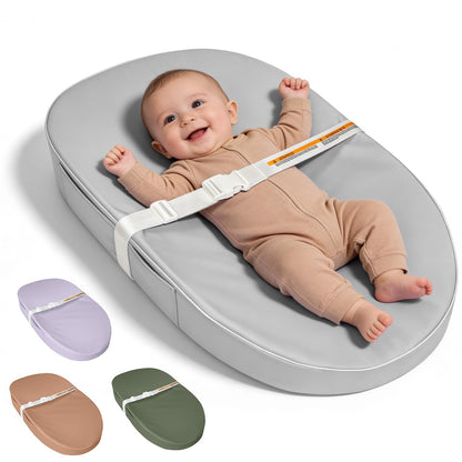 Baby Changing Pad Waterproof Vegan Leather Wipeable