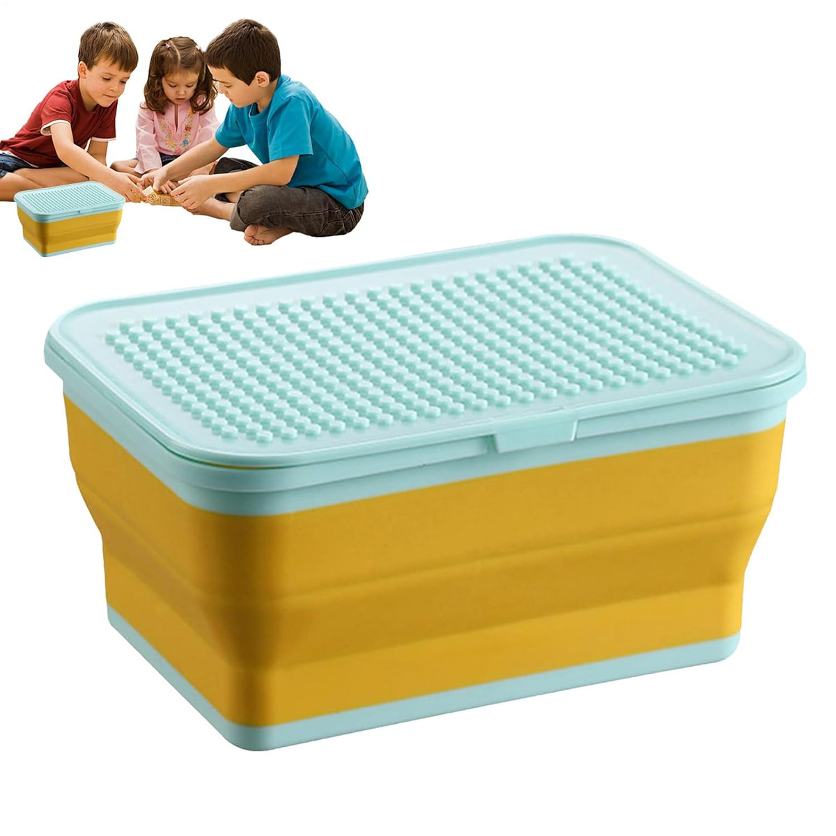Toy Organizer Compressible Large Silicone Folding
