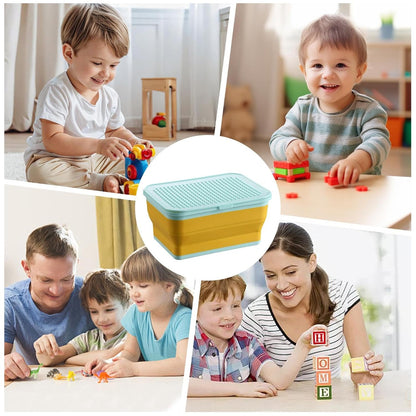 Toy Organizer Compressible Large Silicone Folding