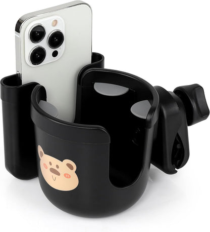  2-in-1 Walker Cup Holder with Phone Holder, Wheelchair Cup Holder