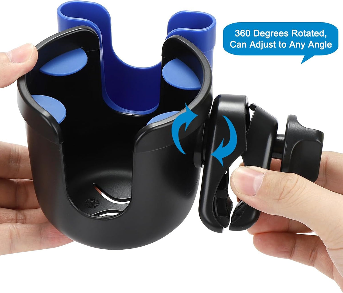  2-in-1 Walker Cup Holder with Phone Holder, Wheelchair Cup Holder