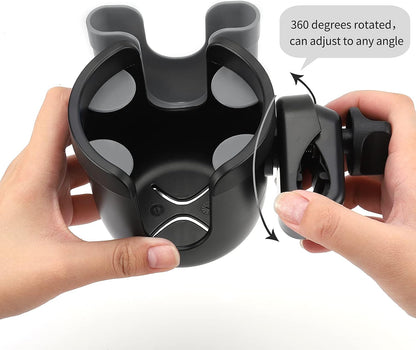  2-in-1 Walker Cup Holder with Phone Holder, Wheelchair Cup Holder