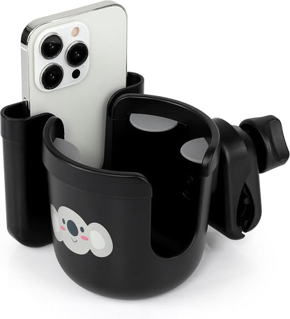 2-in-1 Walker Cup Holder with Phone Holder, Wheelchair Cup Holder
