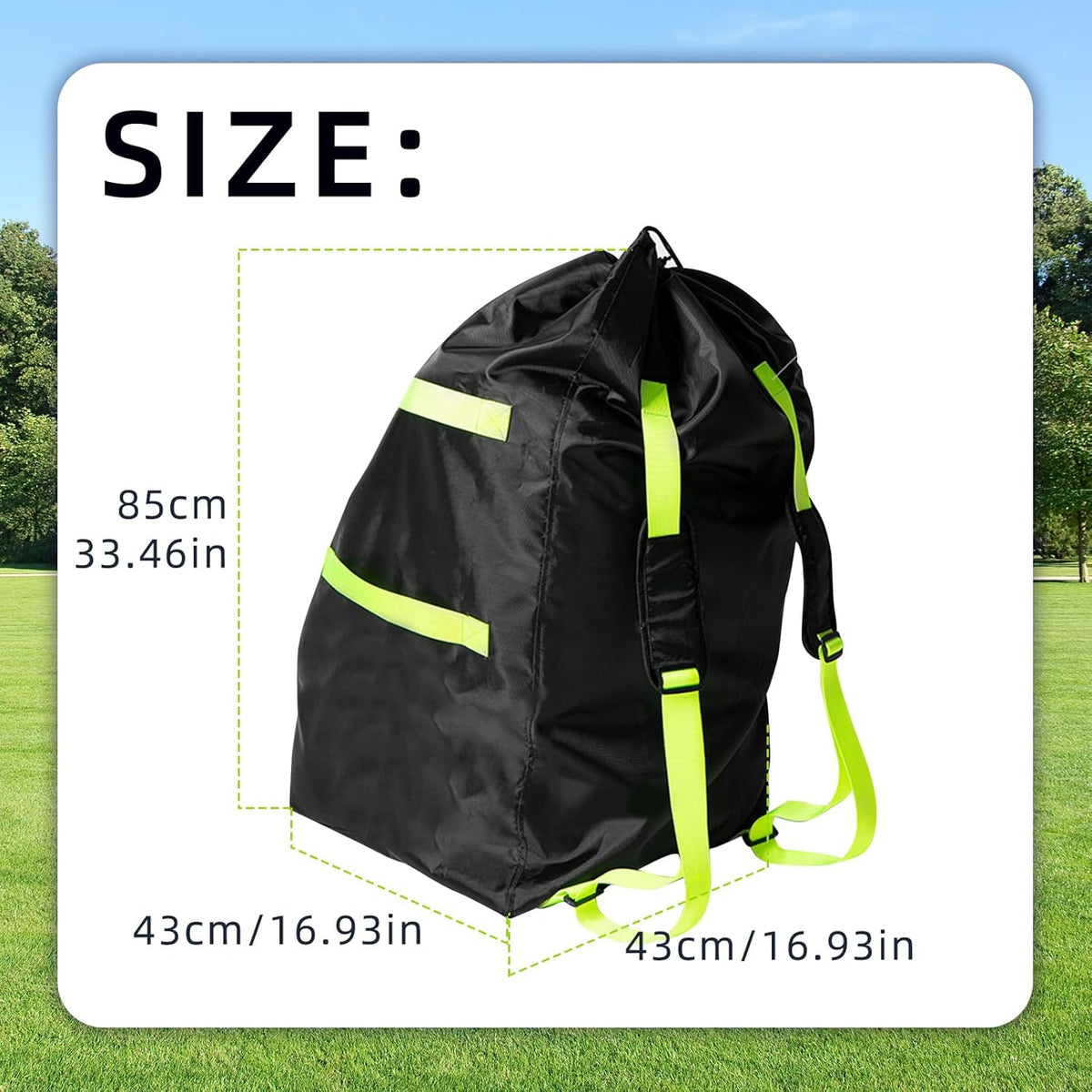 Car Seat Travel Bag,Double Waterproof Oxford Gate Check Bags