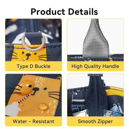 Small Diaper Bag Tote Waterproof Travel Mini Diaper Bag Multi-Function Baby Handbag Crossbody Purse(Cute Dinosaur)