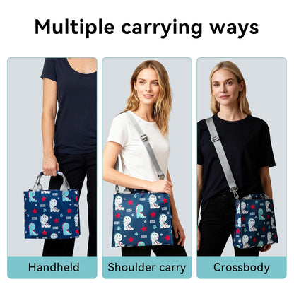 Small Diaper Bag Tote Waterproof Travel Mini Diaper Bag Multi-Function Baby Handbag Crossbody Purse(Cute Dinosaur)
