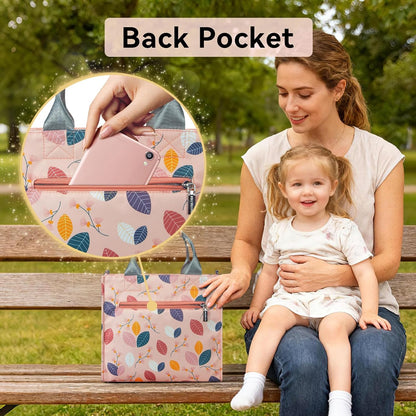 Small Diaper Bag Tote Waterproof Travel Mini Diaper Bag Multi-Function Baby Handbag Crossbody Purse(Cute Dinosaur)