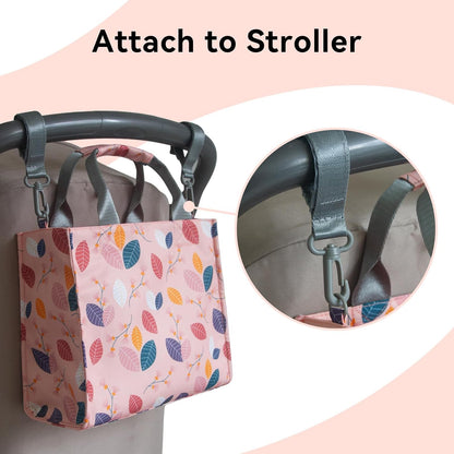 Small Diaper Bag Tote Waterproof Travel Mini Diaper Bag Multi-Function Baby Handbag Crossbody Purse(Cute Dinosaur)