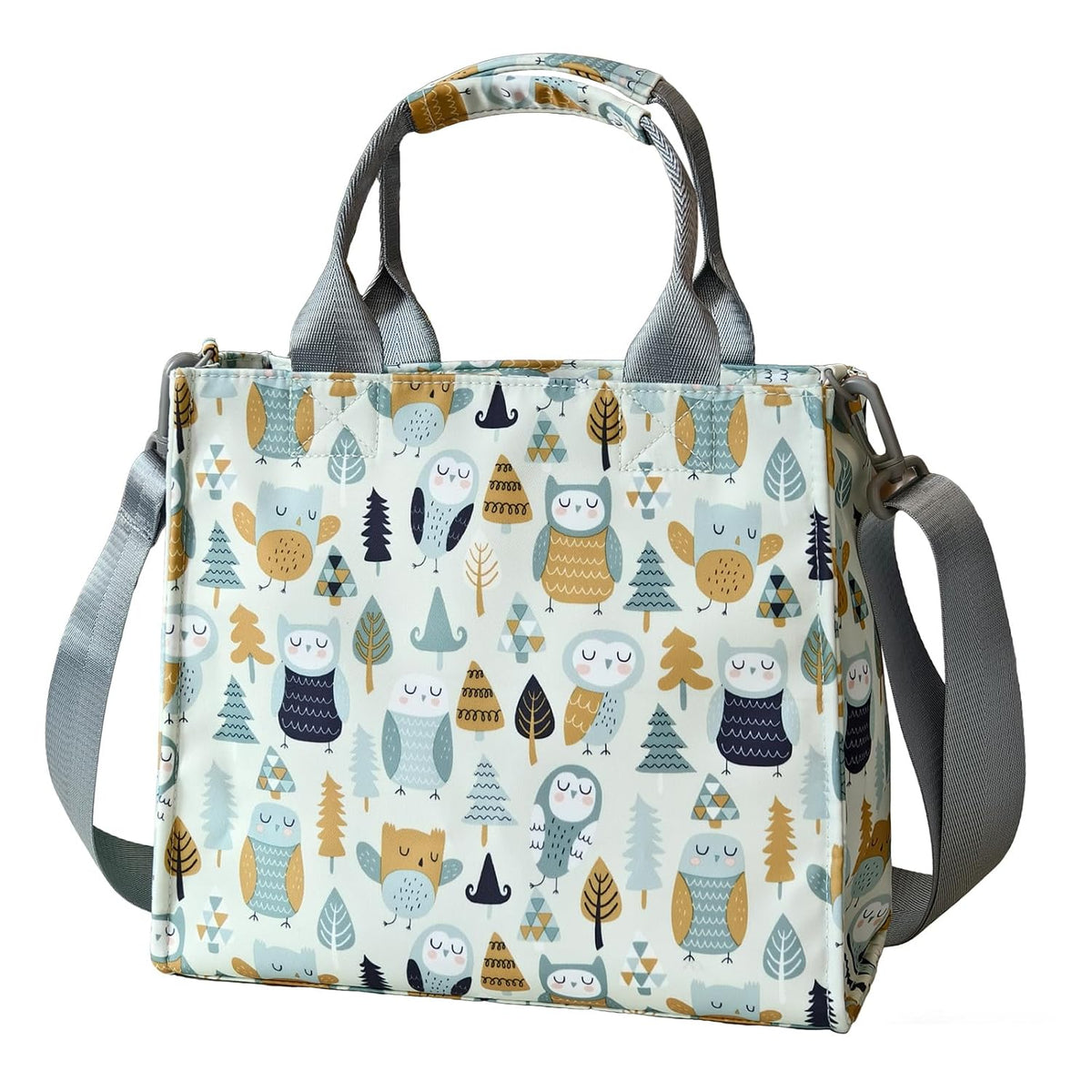 Small Diaper Bag Tote Waterproof Travel Mini Diaper Bag Multi-Function Baby Handbag Crossbody Purse(Cute Dinosaur)