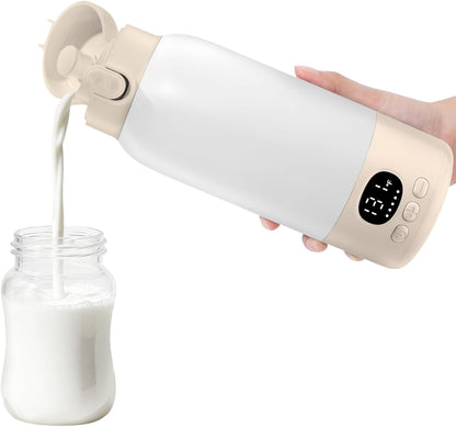 Portable Milk Warmer for Travel, 45W Fast Charging Bottle Warmer 17oz