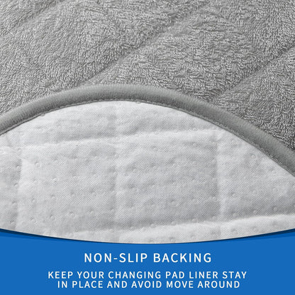 Changing Pad Liner Waterproof 3 Pack Fits for Peanut Shape Changing Pad