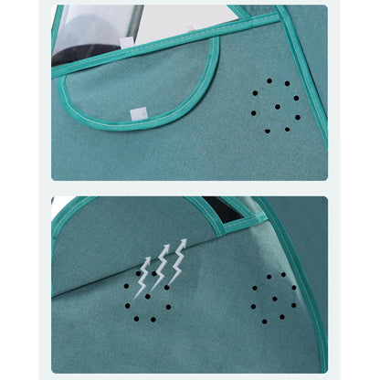 Multipurpose Strollers Protectors with Clear Winter Warm Layer and Airflows Vents Rain Cover Transparent Window Rain Protectors