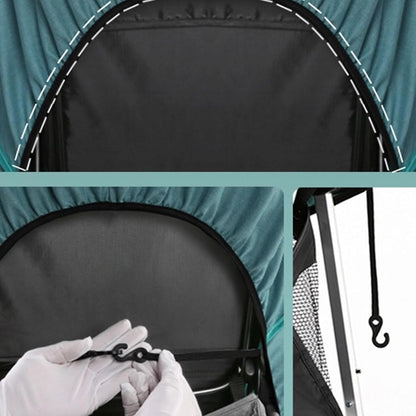 Multipurpose Strollers Protectors with Clear Winter Warm Layer and Airflows Vents Rain Cover Transparent Window Rain Protectors