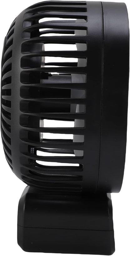 Stroller Fan, Auto Oscillating Portable Fan with Detachable Flexible Tripod, 3 Speed Cooling for Stroller Bike Desk, Night Light