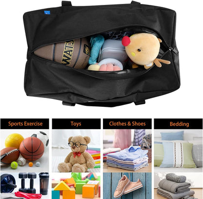36-Inch Large Travel Duffle Bag, 100L Heavy Duty Luggage, Black
