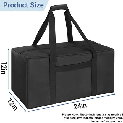 36-Inch Large Travel Duffle Bag, 100L Heavy Duty Luggage, Black