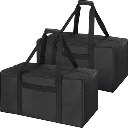 36-Inch Large Travel Duffle Bag, 100L Heavy Duty Luggage, Black